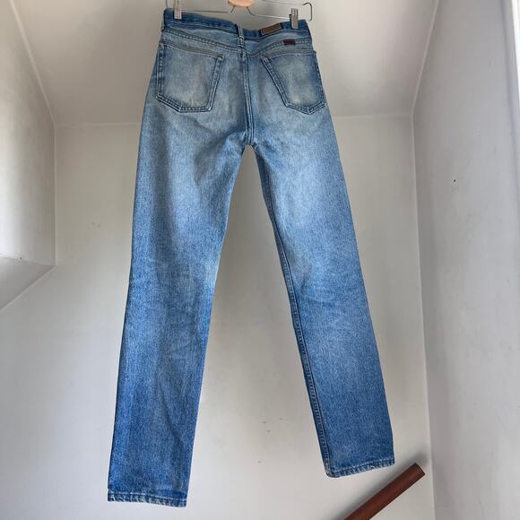 Vintage Wrangler Faded Straight Leg Jeans Worn Distressed Size 30 Made in USA - Picture 2 of 9